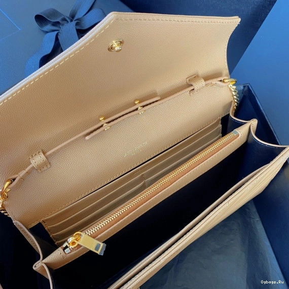 CHAIN CASSANDRE YSL WALLET MATELASSÉ 0717